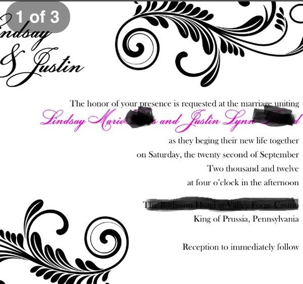 RSVP Wording Please offer suggestions :)