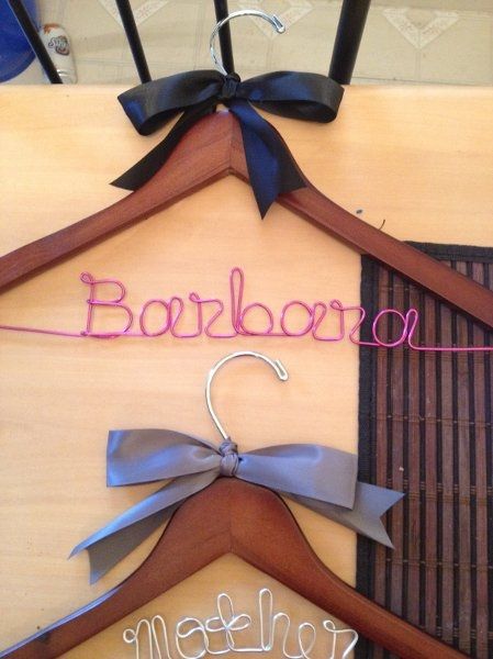 My name hangers are in :)  Highly recommend TwoBroadsDesign on Etsy *PIC*