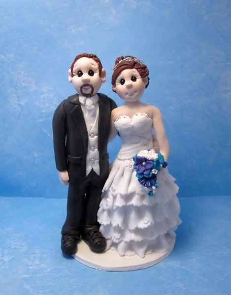 our custom cake topper is done!! pics