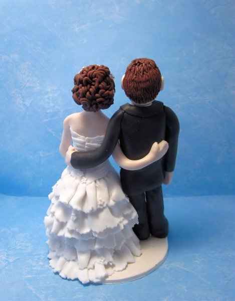 our custom cake topper is done!! pics