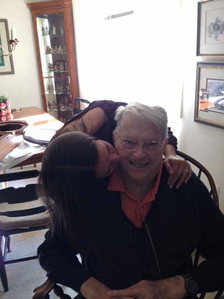 who will be or who was your oldest wedding guest?  Tell me your relationship & story.  please post u