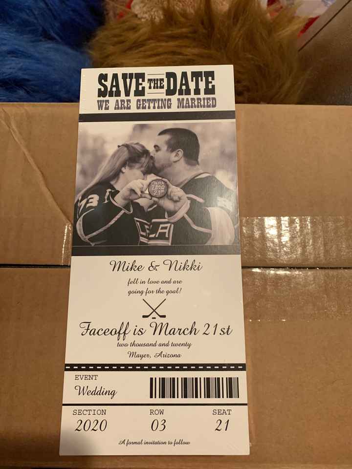 Who started their save the dates/invitations yet? i did save the date heres an example - 1