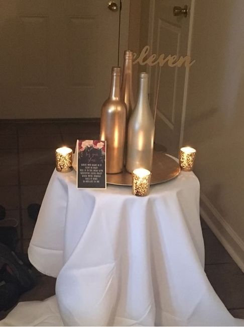 Mock centerpieces!