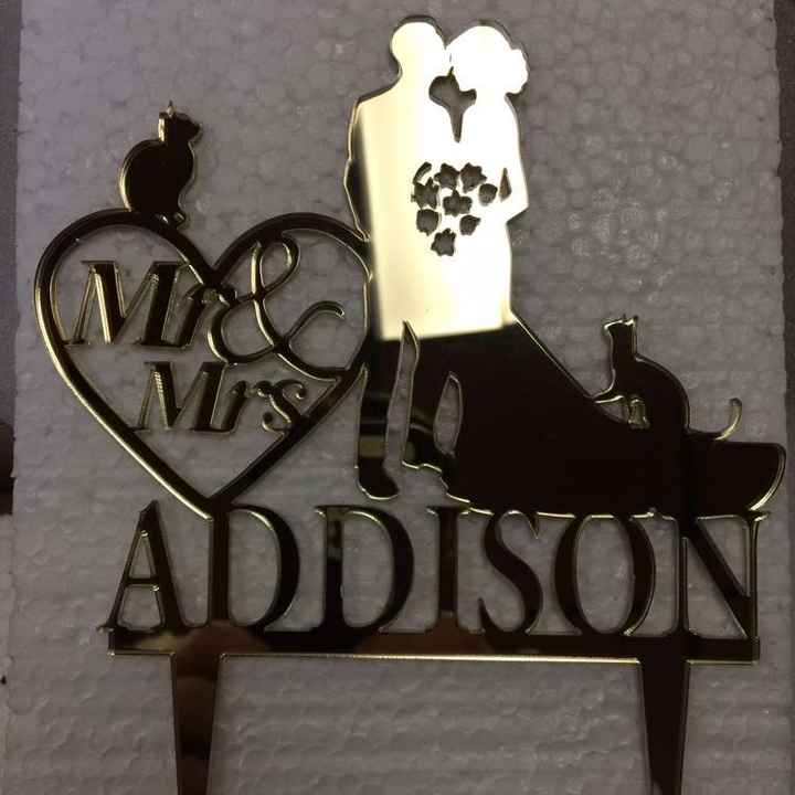 In love with my cake topper!
