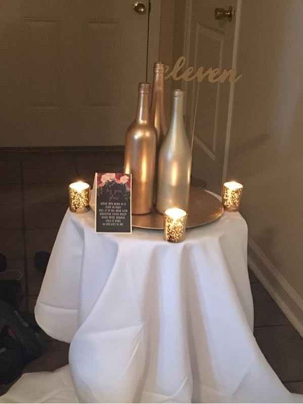 Mock centerpieces!