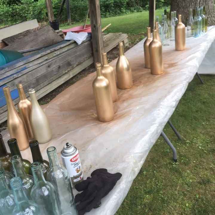 So. Many. Wine. Bottles.