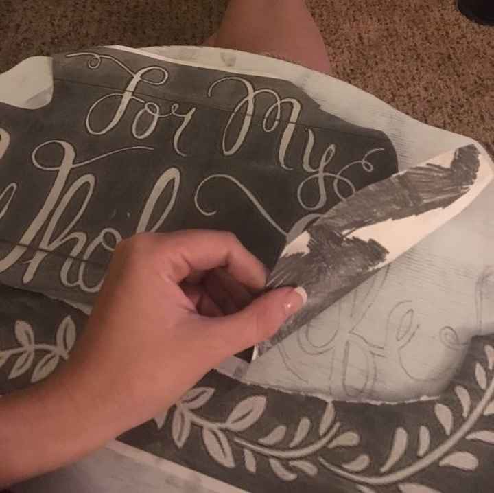 DIY Wedding Sign