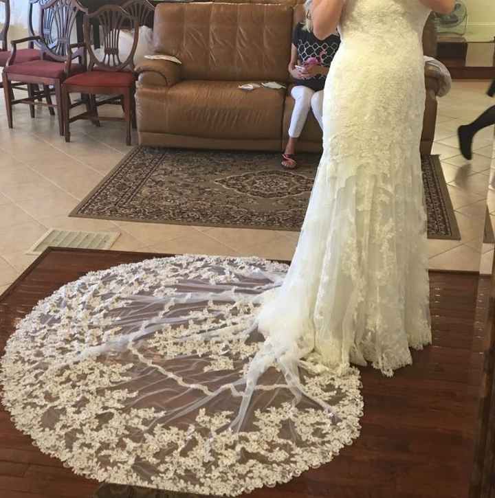 Picked up my dress...one week away!