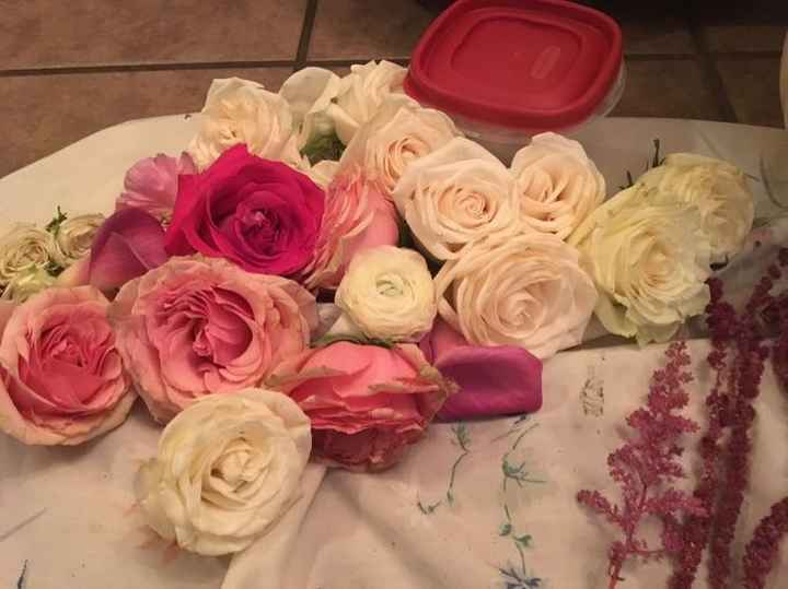 Update: successfully preserved my wedding flowers!!