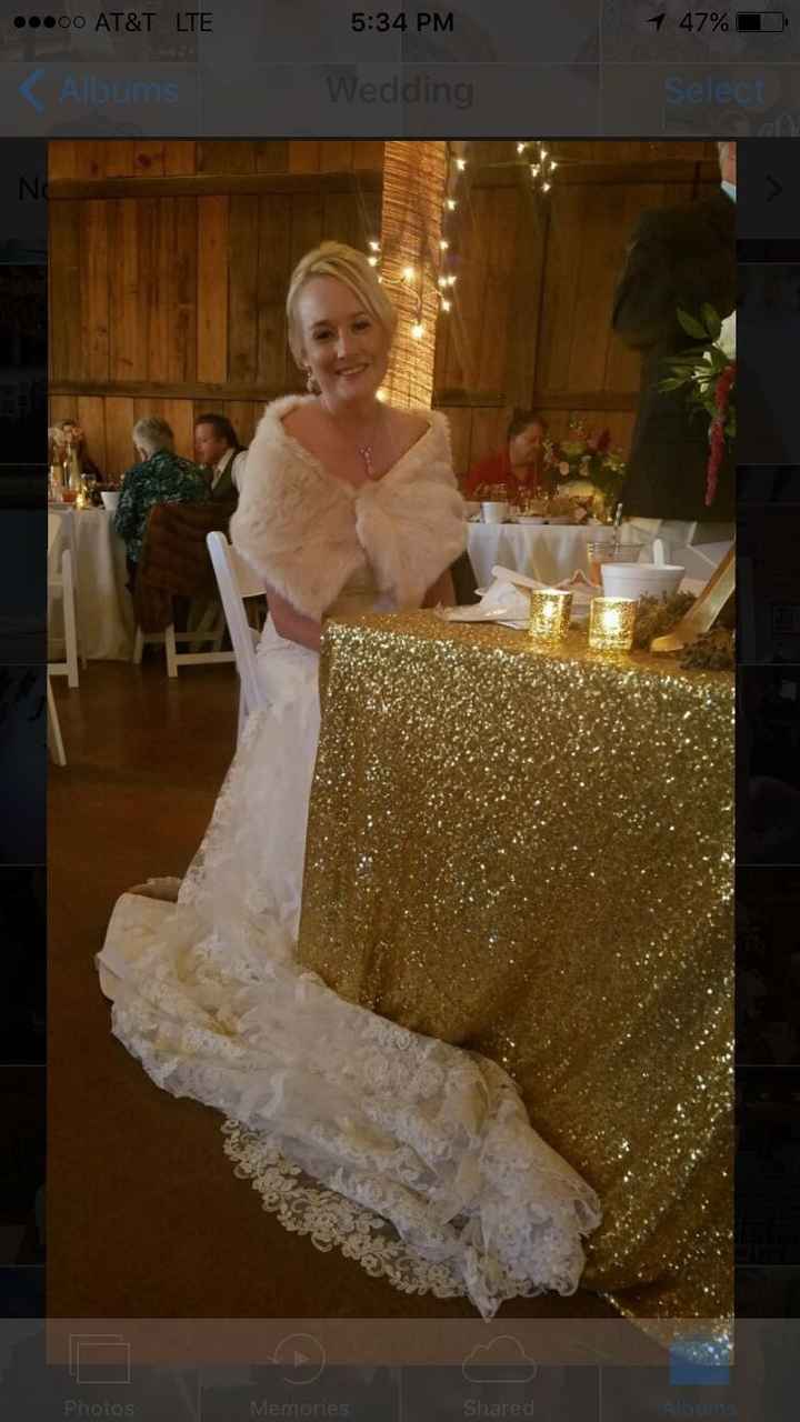 Preserved my wedding dress and accessories