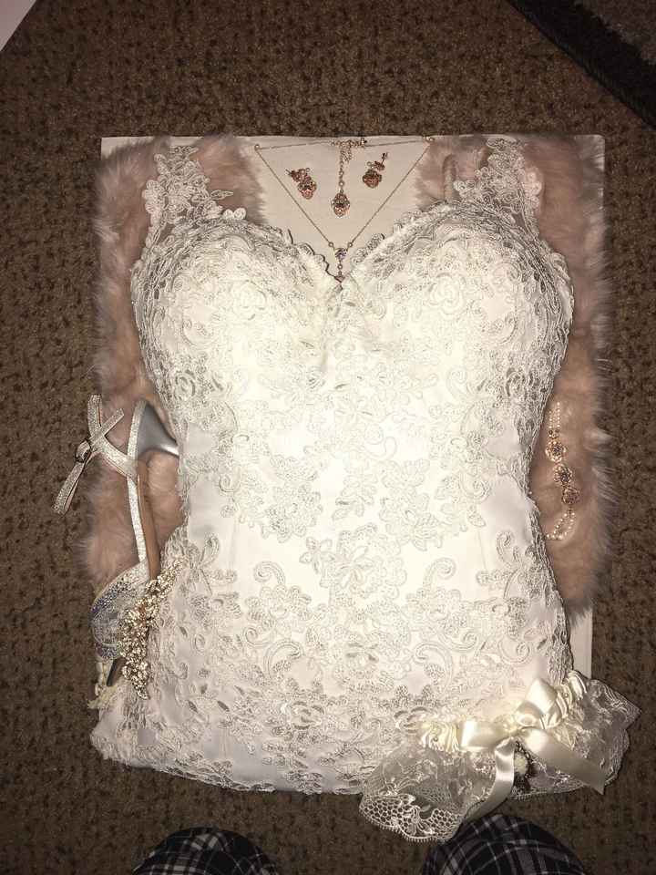 Preserved my wedding dress and accessories