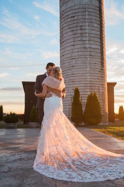 Let's see your wedding dresses.