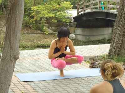 Wednesday= My first ever yoga class!!! How bout you