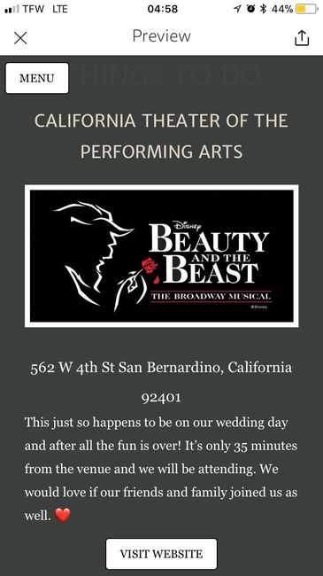 After wedding plans!?