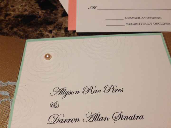 DIY Invitations finally complete-PICS