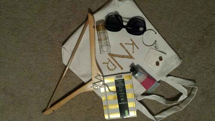 Bridesmaid gifts complete!