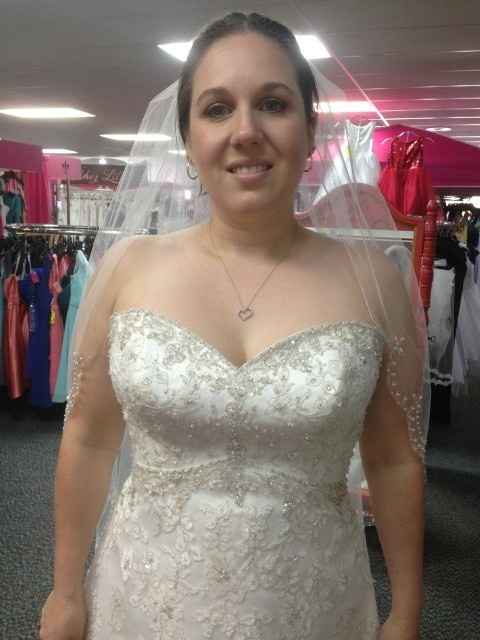 I bought THE dress this weekend! it's a Mori Lee to those that asked.