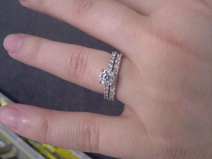 Got my wedding band yesterday !!! :) - lets see yours!!