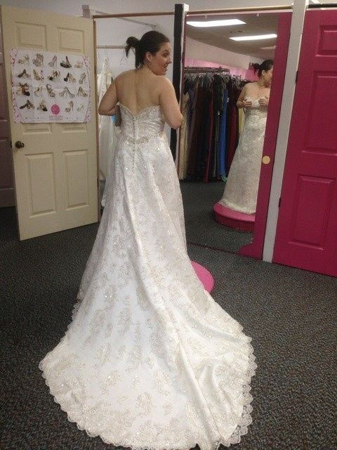 I bought THE dress this weekend! it's a Mori Lee to those that asked.
