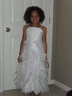 What makes a girl smile again? Dress and Rings:)