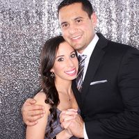 Photo booth back drop color?