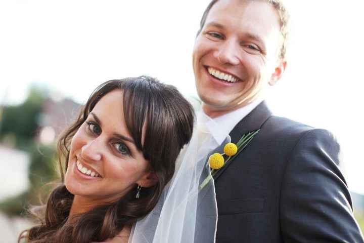 Wearing glasses at the ceremony?