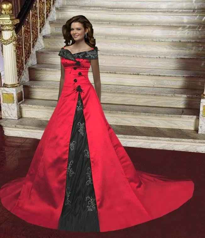 Red and Black Wedding Dress, Where Are They?