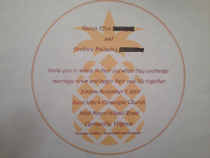 My invitations and place cards! (pics)