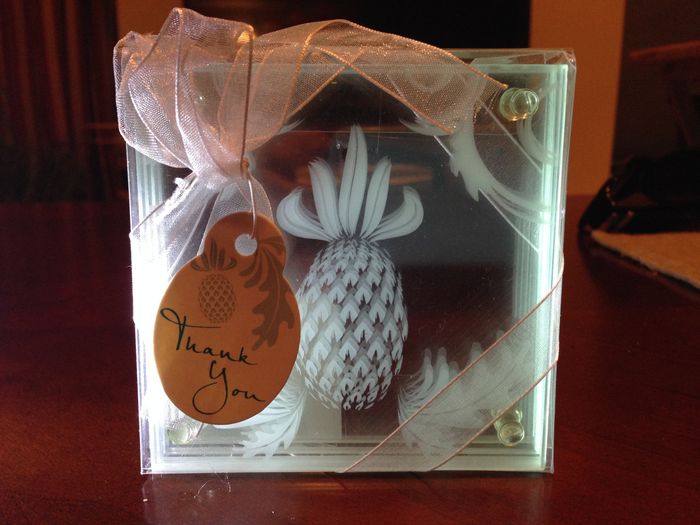 Wedding favor show off