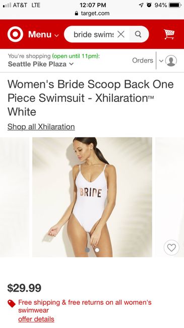Bridal swimwear - 1