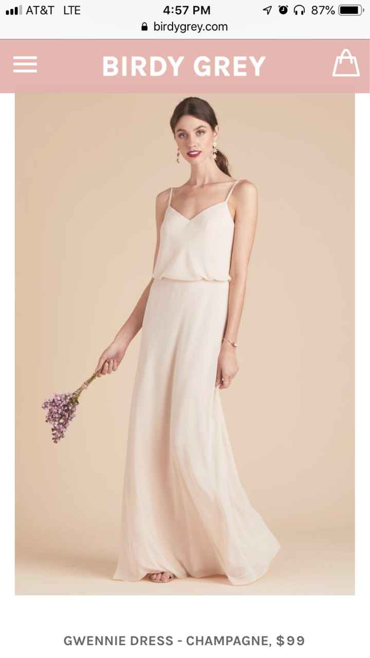Using a bridesmaid dress in white or ivory as wedding dress? - 2
