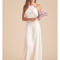 Using a bridesmaid dress in white or ivory as wedding dress? - 1