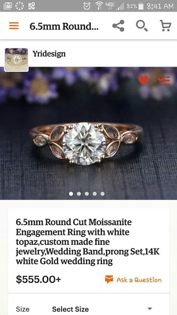 Curved band on this ring?