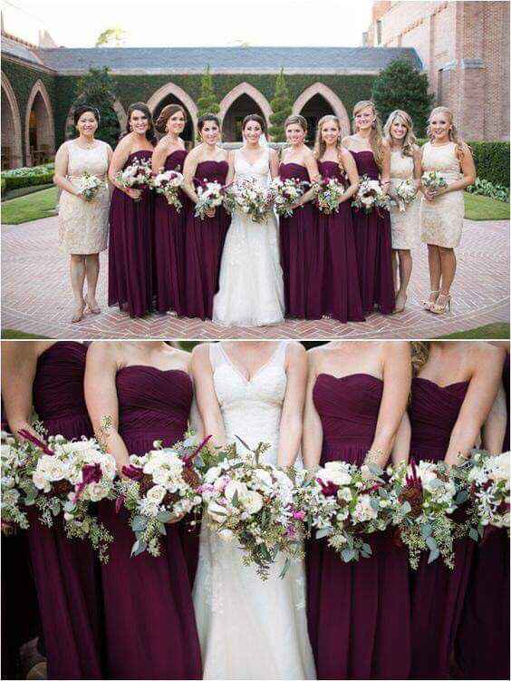 Bridesmaid dresses/wedding colors - 1
