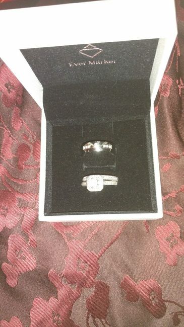 We bought our wedding bands!