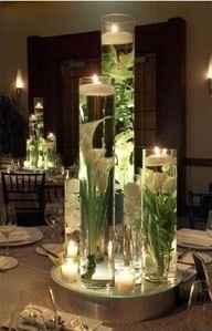 Submerged flower centerpieces-- can fake/silk flowers be used??