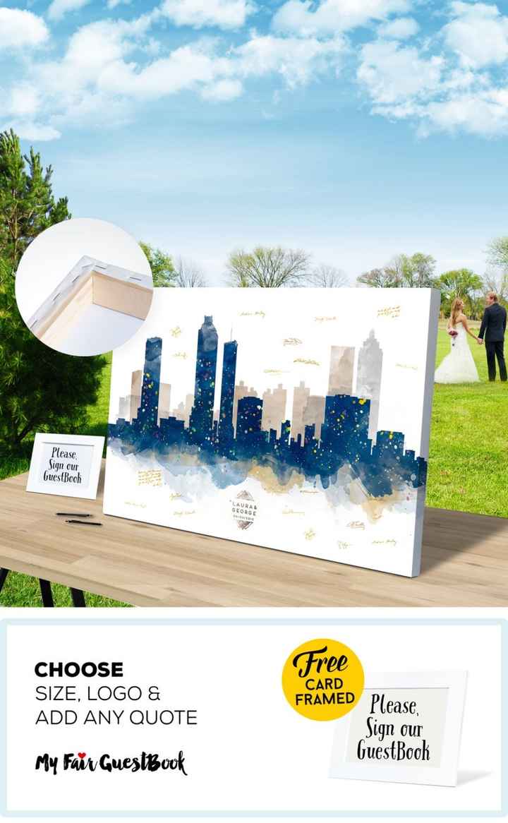 Show me your non traditional guest book! Or your inspiration!