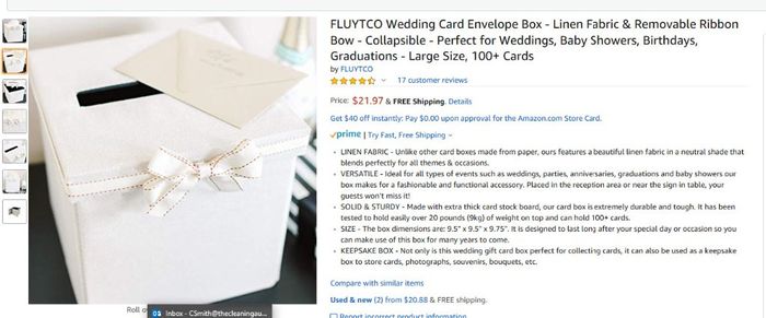 Gift/Card Box