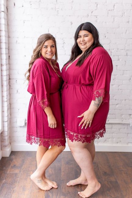 Bridesmaid robes/rompers 1
