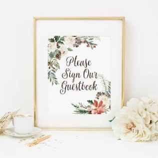Signage ordered from MossAndTwigPrints