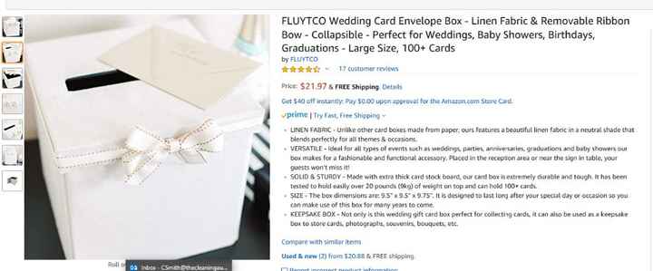 Gift/Card Box