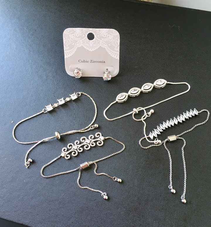 Bridesmaids' Earrings & Bracelets
