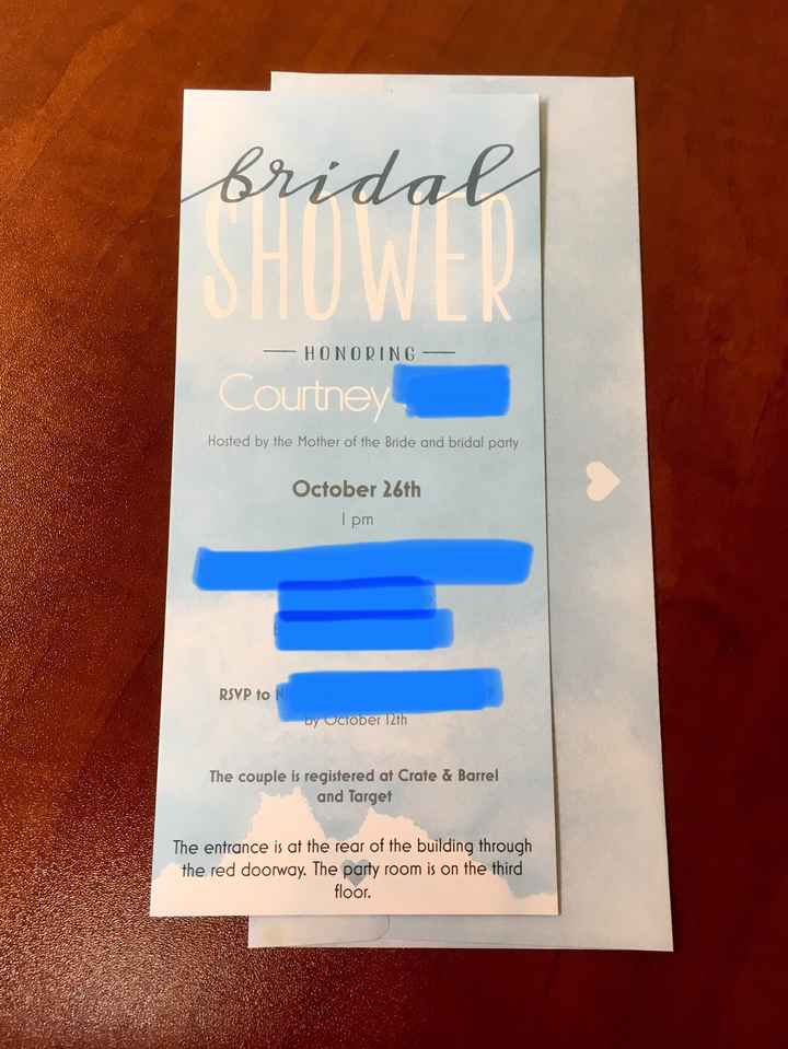 Shower Invites are Going Out! - 1