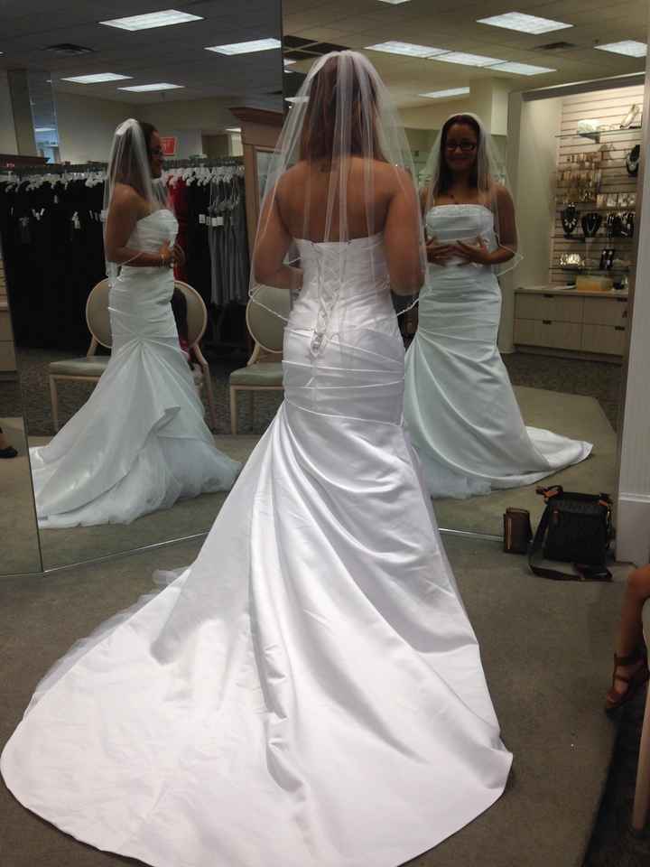 Were you surprised by your wedding dress choice?