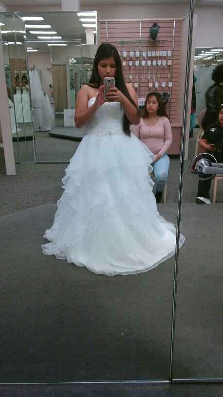 I wanna see your wedding dress!