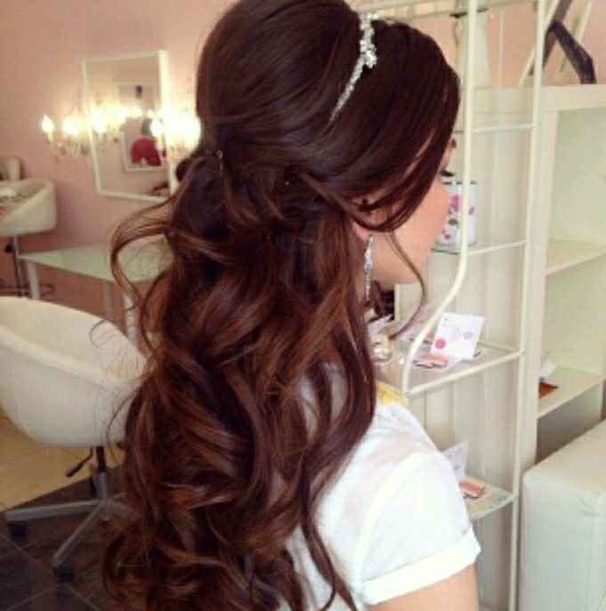 Half Up - Half Down Hair Accessories with Veil?