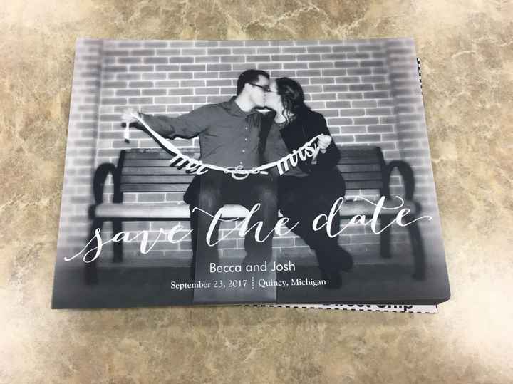 Let's see those Save the Dates and invites!