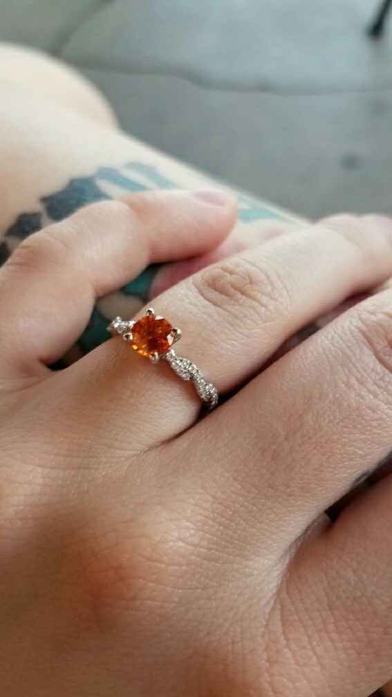 Non Diamond Engagement Rings