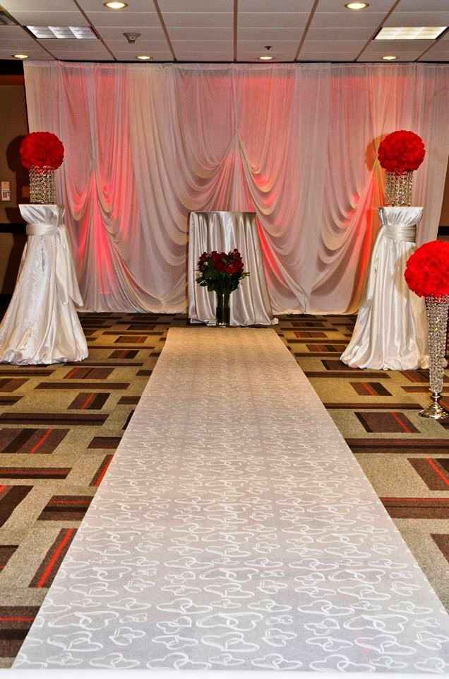 Venue's Decor, They'll Use My Colors Purple and White