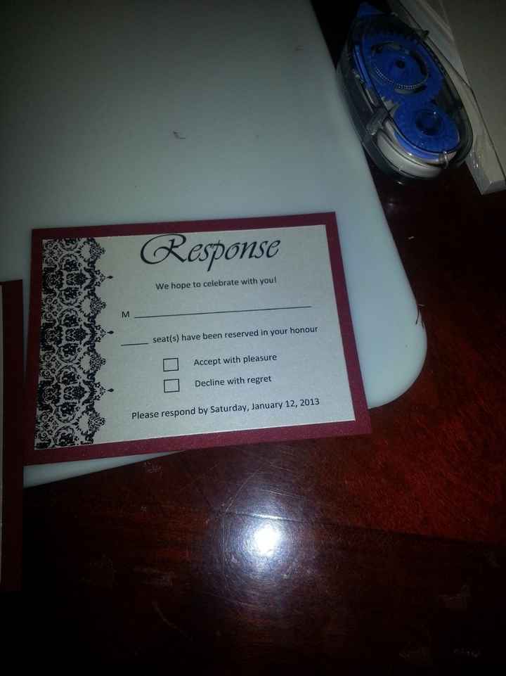 My DIY Invites & Card Box....W/Pics